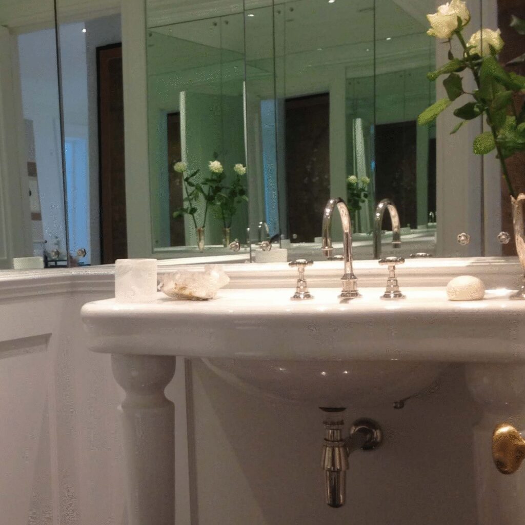 Bespoke joinery installation St James Park renovation